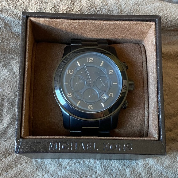Michael Kors Black Stainless Steel MK8157 Watch